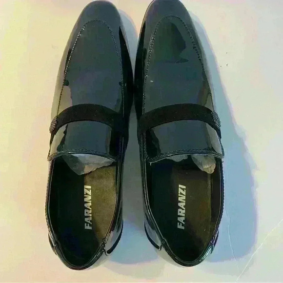 Faranzi Tuxedo Shoes Patent Leather Wedding Captoe Formal Oxford Shoes 8 NWOB - Picture 5 of 11